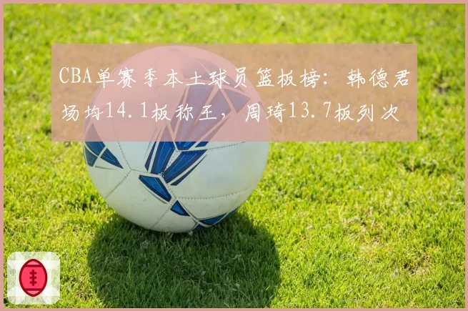 CBA单赛季本土球员篮板榜:韩德君场均14.1板称王,周琦13.7板列次席