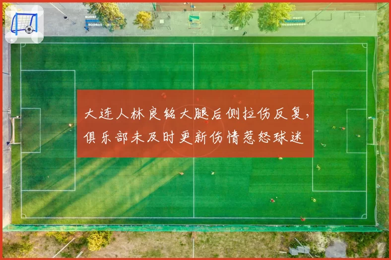 大连人林良铭大腿后侧拉伤反复，俱乐部未及时更新伤情惹怒球迷